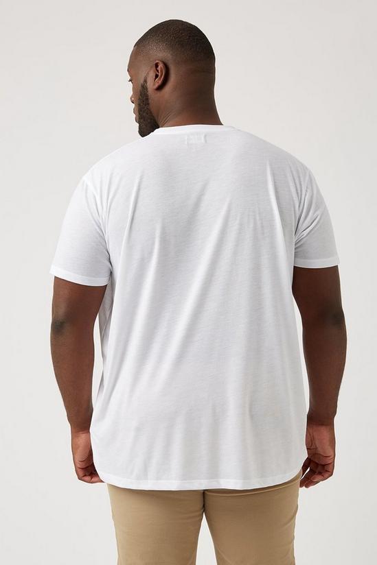 Burton Plus And Tall White Skull Graphic T Shirt 3