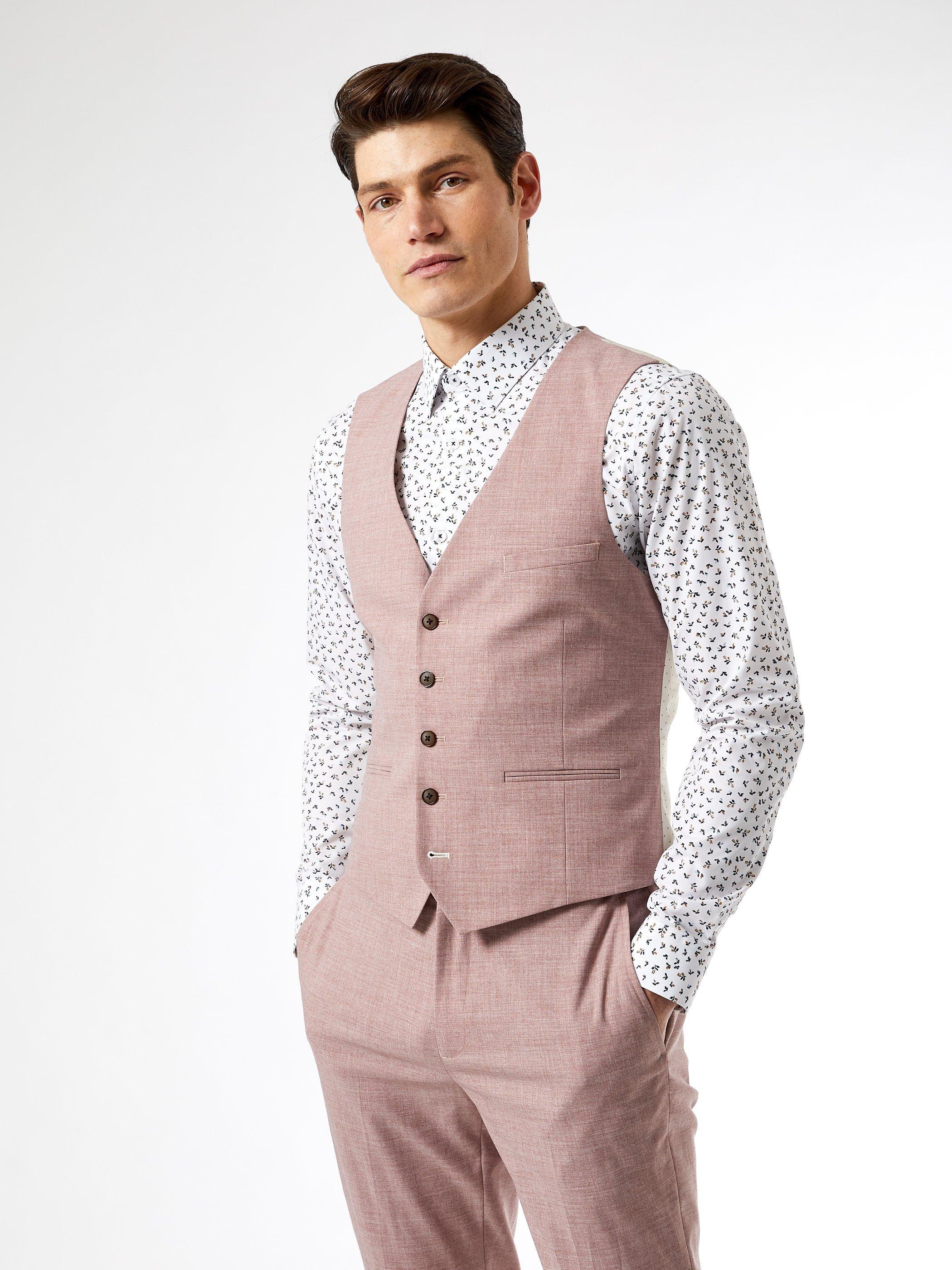 Dusty deals pink waistcoat