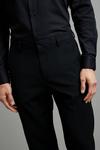 Burton Slim Fit Black Polyester Smart Trousers thumbnail 4