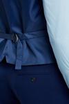 Burton Skinny Fit Navy Textured Suit Waistcoat thumbnail 6