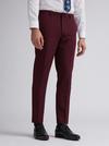 Burton Raspberry Stretch Skinny Fit Suit Trousers thumbnail 1
