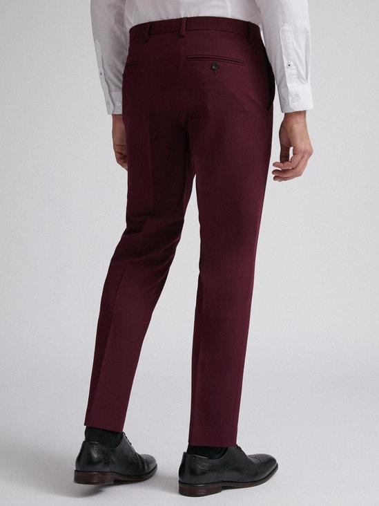 Burton Raspberry Stretch Skinny Fit Suit Trousers 3