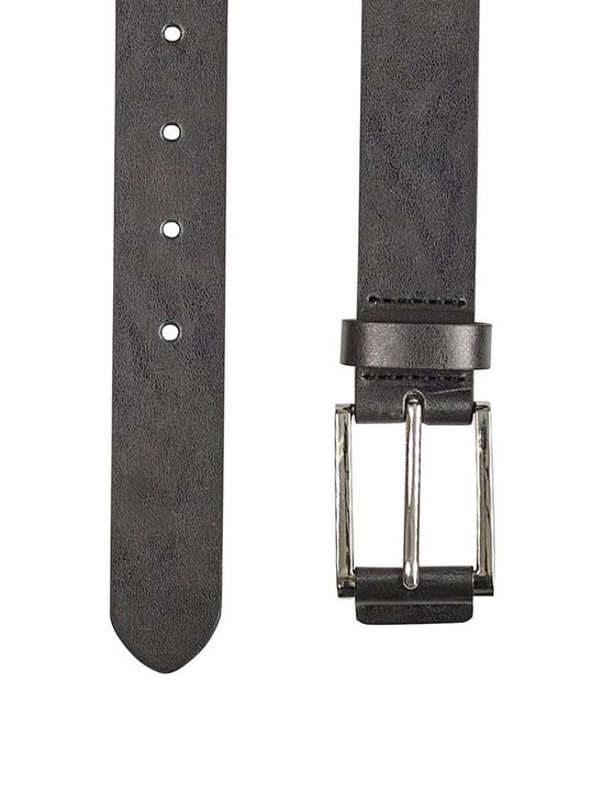 Burton 2 Pack Black And Brown Tab Detail Belts 4