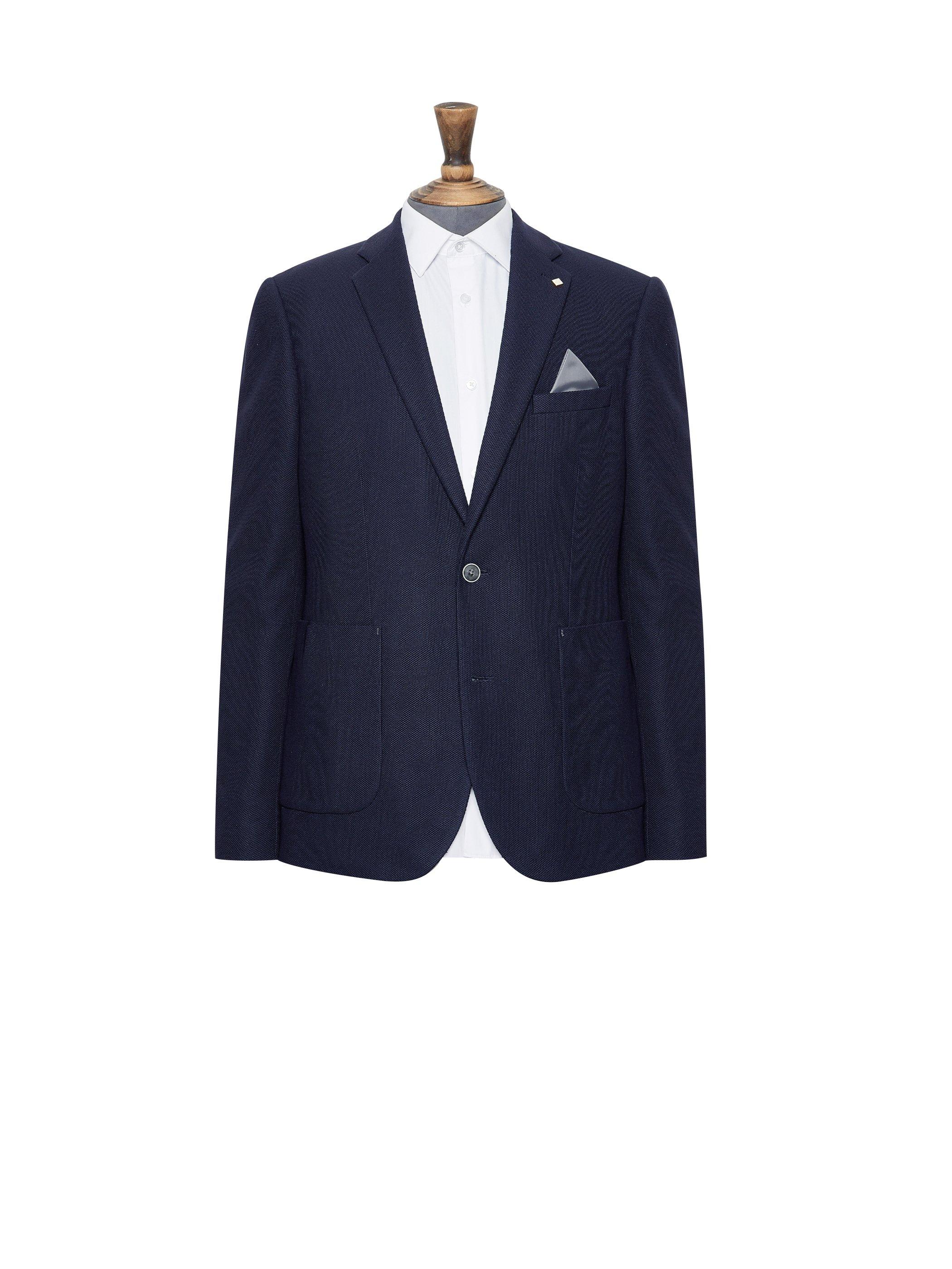 Burton navy clearance blazer