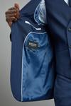 Burton Skinny Fit Navy Highlight Check Suit Jacket thumbnail 6