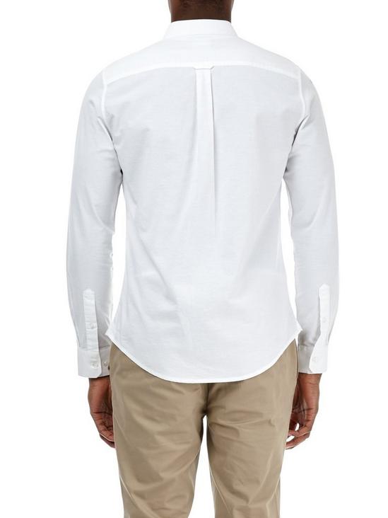 Burton White Long Sleeve Oxford Shirt 3