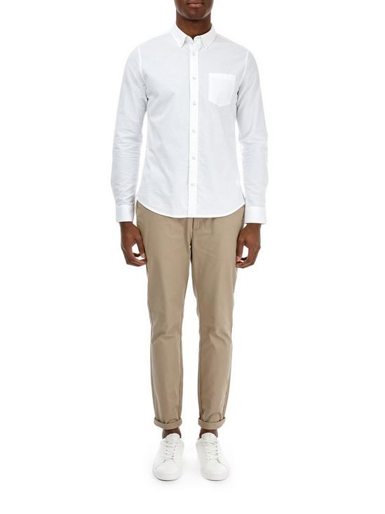 Burton White Long Sleeve Oxford Shirt 6