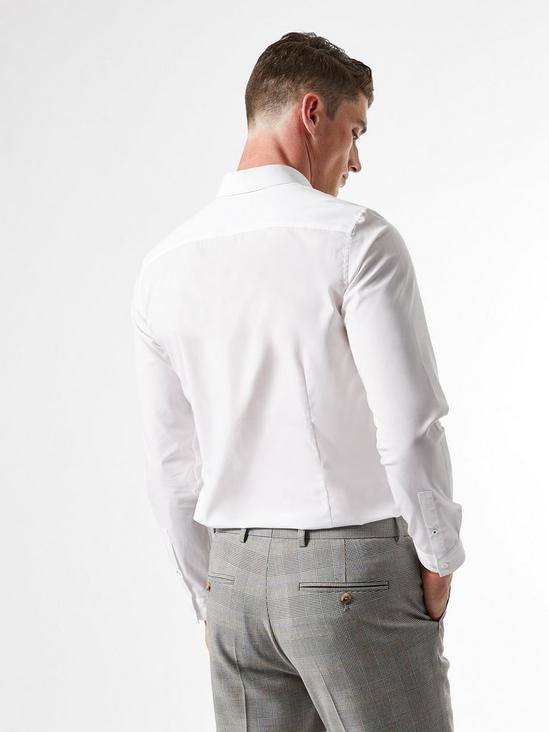 Burton Grey Slim Fit Repreve Check Trousers 5