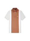 Burton MB Collection Brown and Grey Cut and Sew Polo thumbnail 5