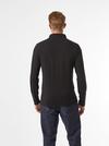 Burton Black Long Sleeved Muscle Fit Polo Shirt thumbnail 5