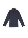 Burton Navy Long Sleeved Muscle Polo Shirt thumbnail 1
