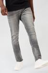 Burton Skinny Clean Grey Jeans With Cotton thumbnail 1
