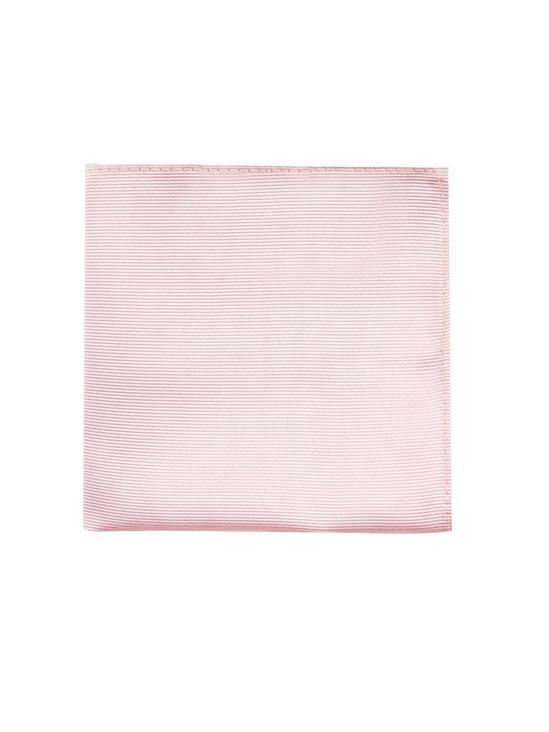 Burton Light Pink Tie and Matching Pocket Square Set 3