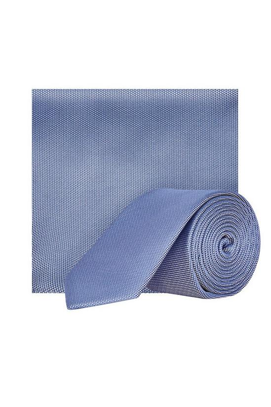 Burton Texture Tie and Matching Pocket Square 1