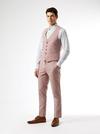 Burton Dusty Pink Marl Skinny Fit Suit Trousers thumbnail 4