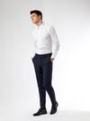 Burton Navy Essential Slim Fit Suit Trousers with Stretch thumbnail 2