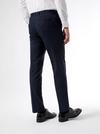Burton Navy Essential Slim Fit Suit Trousers with Stretch thumbnail 3