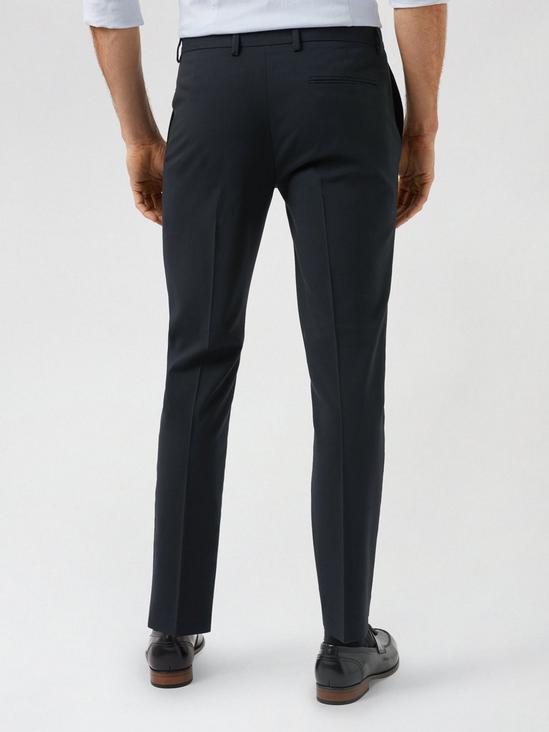 Burton Navy Skinny Trousers with Polyester 4