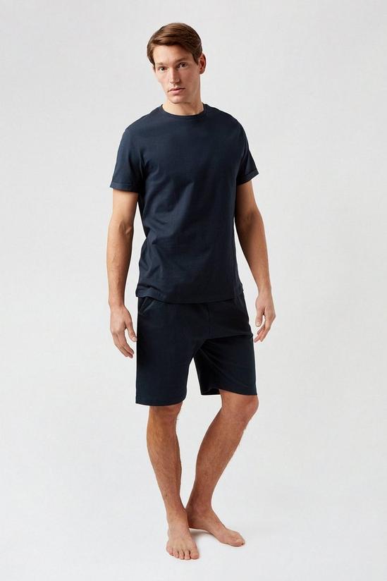 Burton Navy Short Sleeve TShirt And Shorts 2