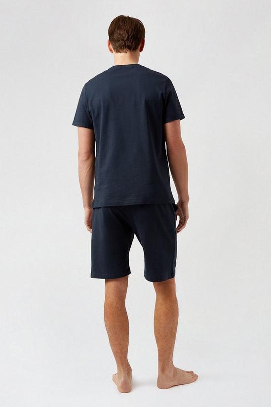 Burton Navy Short Sleeve TShirt And Shorts 3