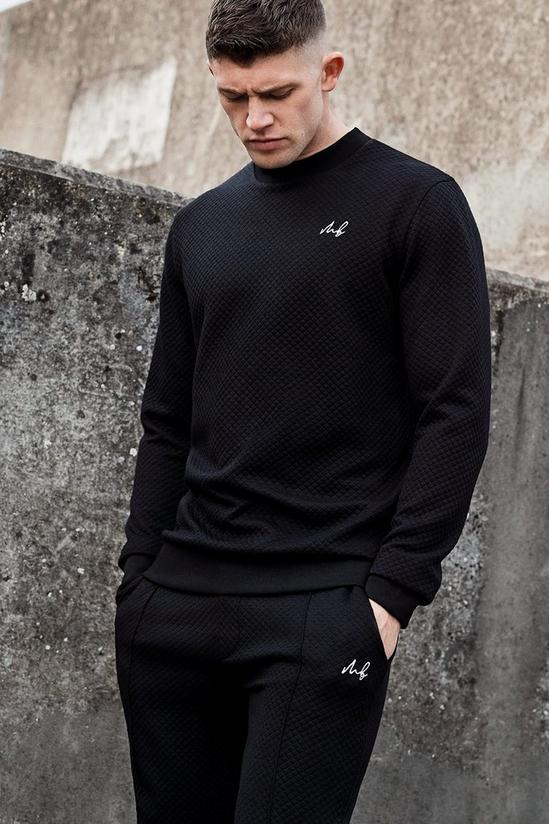 Burton MB Collection Black Quilted Sweatshirt 1