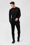 Burton MB Collection Black Quilted Sweatshirt thumbnail 2