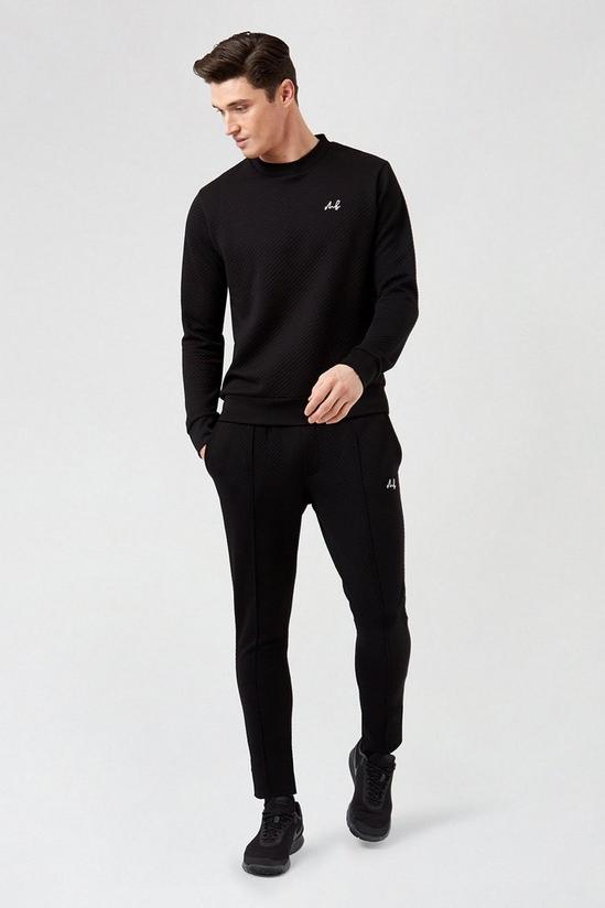 Burton MB Collection Black Quilted Sweatshirt 2