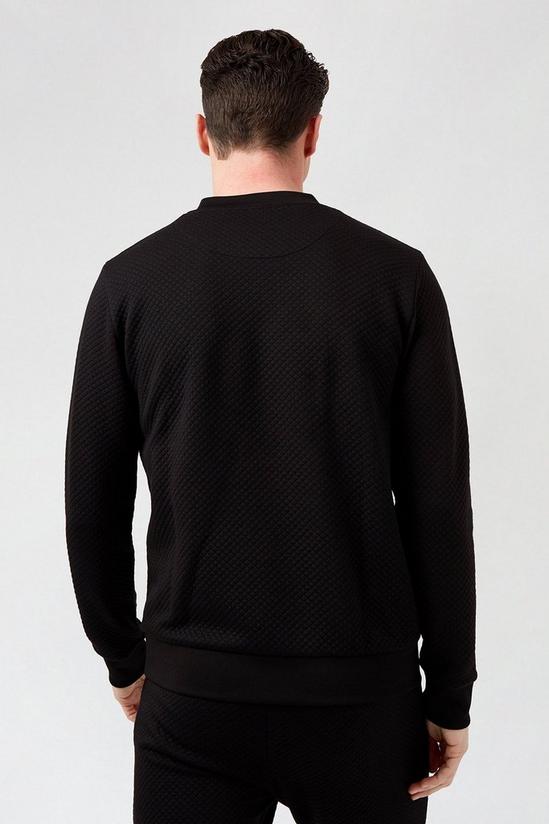 Burton MB Collection Black Quilted Sweatshirt 3
