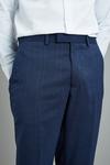 Burton Skinny Fit Navy Highlight Check Suit Trousers thumbnail 4