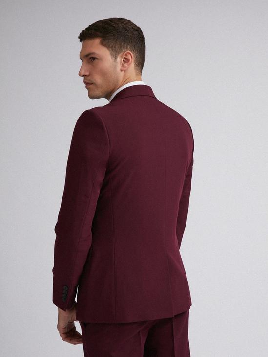 Burton Raspberry Stretch Skinny Fit Suit Jacket 3