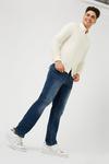 Burton Straight Belted Mid Blue Jeans thumbnail 4