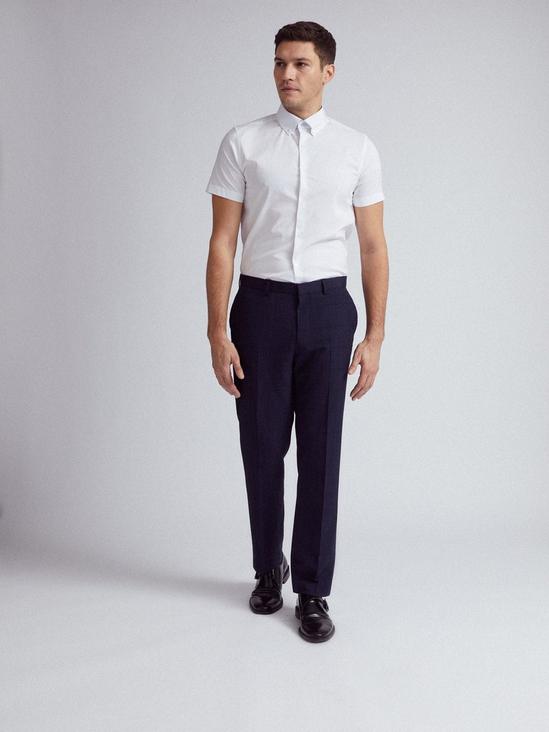 Burton White Stretch Short Sleeve Skinny Fit Shirt 3