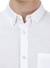 Burton White Short Sleeve Oxford Shirt thumbnail 4