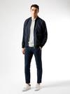 Burton Navy Skinny Fit Chinos With Cotton thumbnail 6