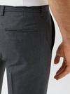 Burton Mid Grey Skinny Fit Trousers With Polyest thumbnail 5