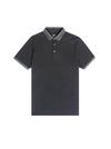 Burton Black Jacquard Collar Polo Shirt thumbnail 2