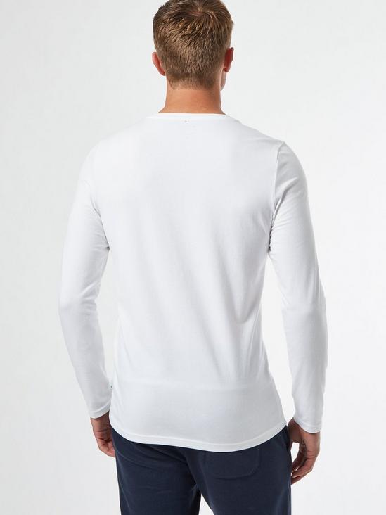 Burton White Long Sleeved Muscle Fit TShirt 3