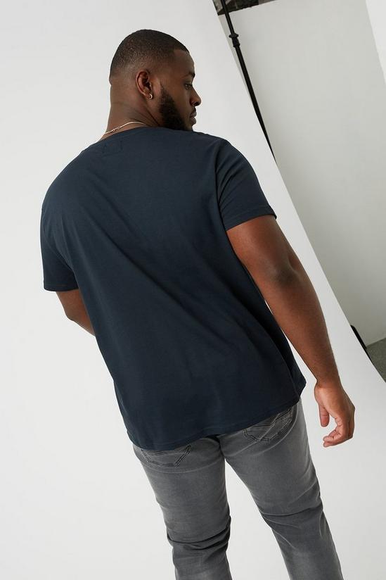 Burton Plus and Tall Textured Piping T-shirt 3