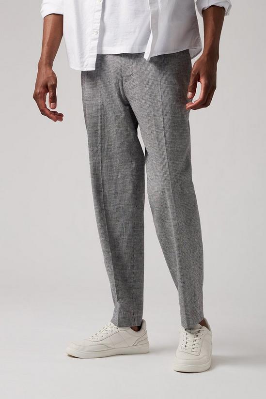 Burton Tapered Fit Dogtooth Trouser 1