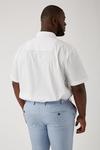 Burton Plus & Tall White Poplin Boxy Fit Shirt thumbnail 3
