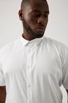 Burton Plus & Tall White Poplin Boxy Fit Shirt thumbnail 4