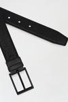 Burton Black Textured Buckle Reversible Belt thumbnail 2