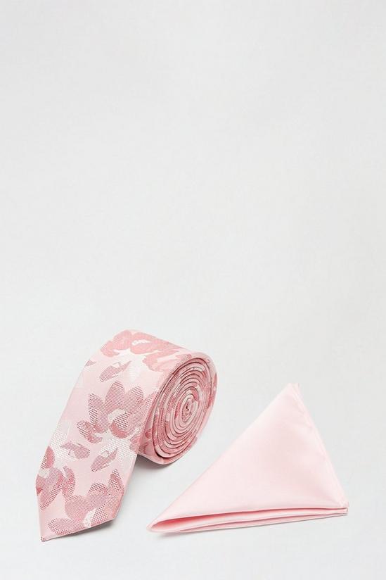Burton Pink And White Tonal Floral Set 1