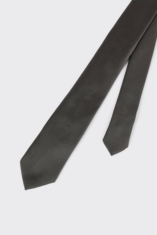 Burton Slim Dark Grey Tie 3