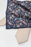 Burton Champagne Tie And Ditsy Floral Set thumbnail 3