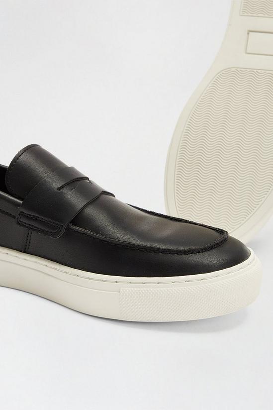 Burton Black Slip On Shoes With Band Detail 4