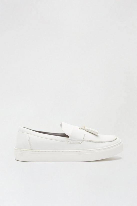 Burton Suede Look Slip On Shoes With Tassle 1
