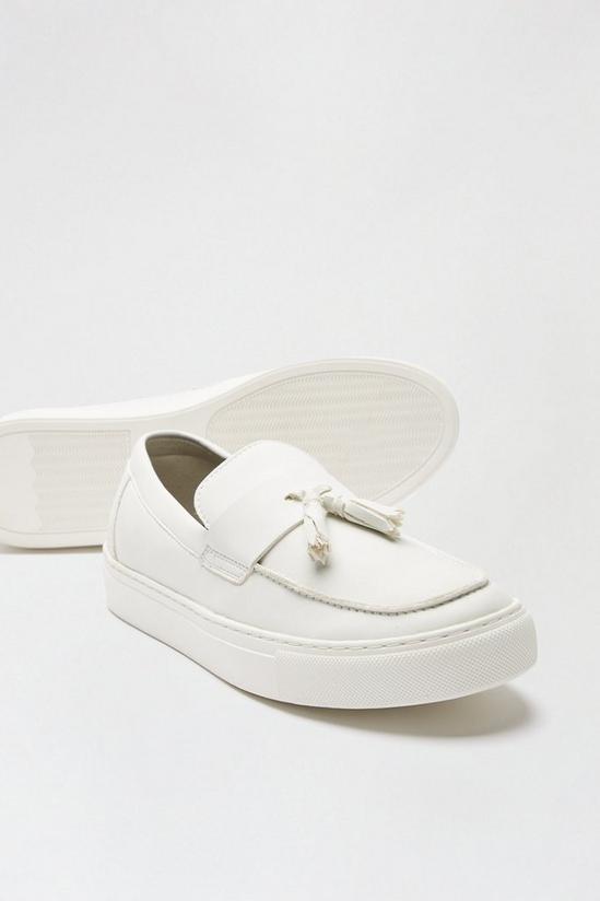 Burton Suede Look Slip On Shoes With Tassle 3