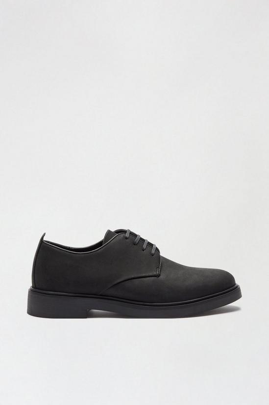 Burton Black Leather Derby Shoes 1