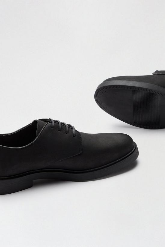 Burton Black Leather Derby Shoes 4